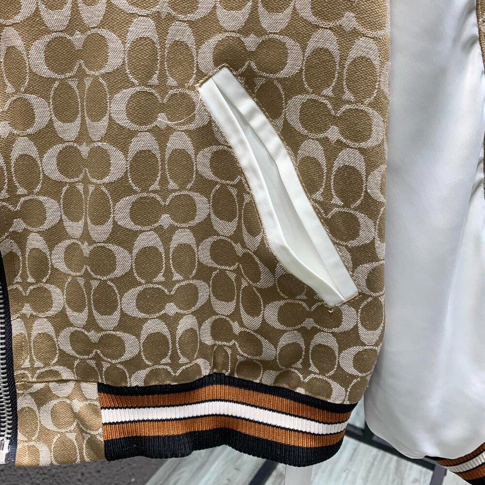 Coach Patchwork All Over Print Jacket Baseball Ja… - image 9